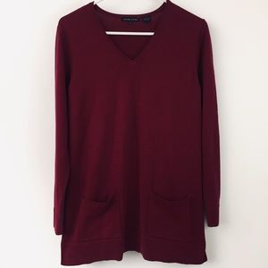 Jeanne Pierre V-Neck Sweater Top